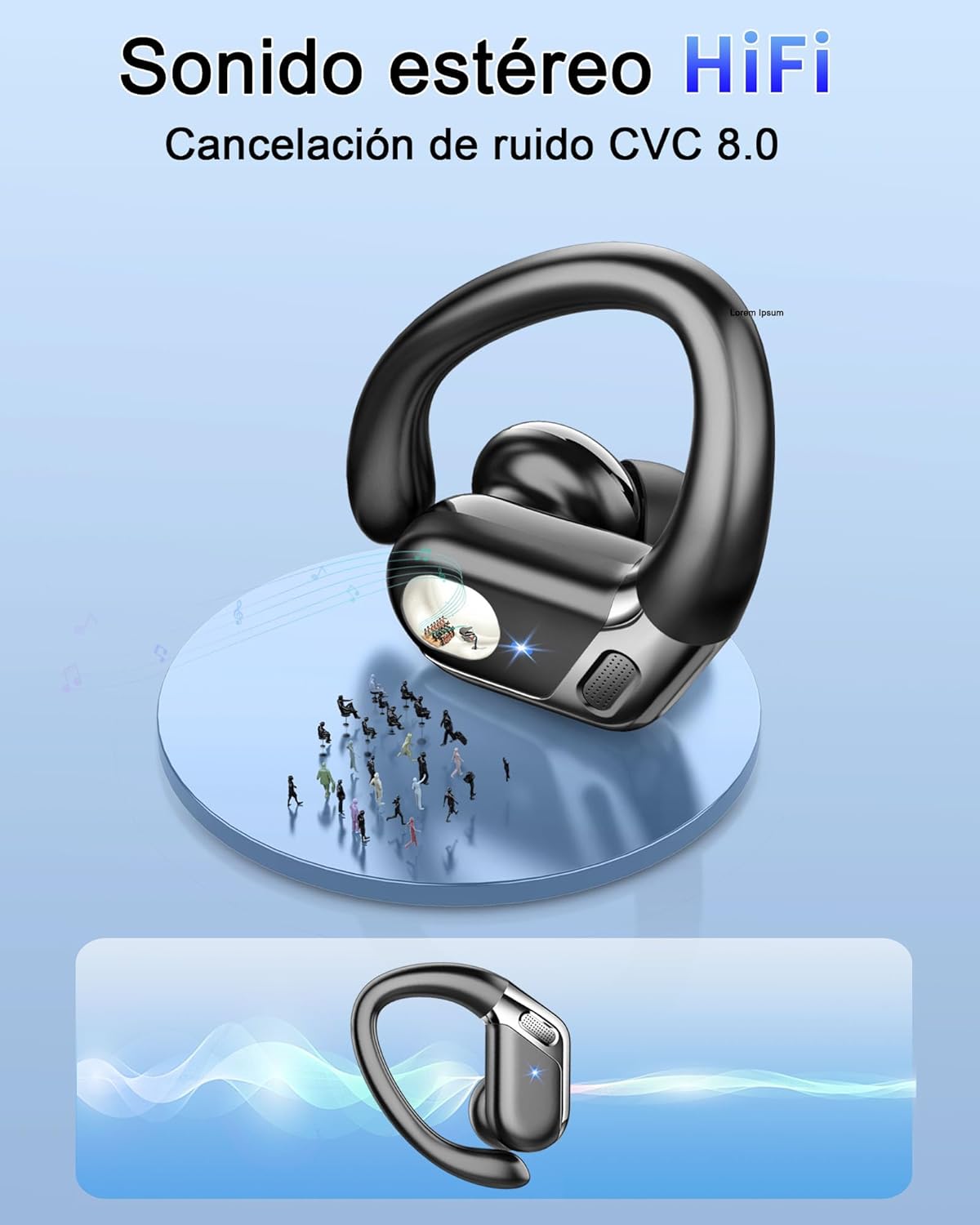 Auriculares inalámbricos Bluetooth Chalvh B01
