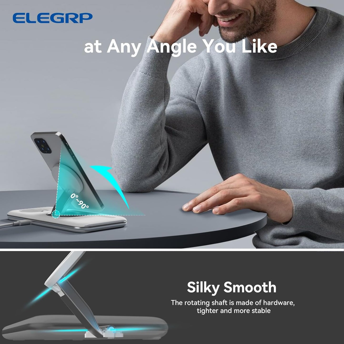 Estación de carga inalámbrica de Apple ELEGRP 3 en 1