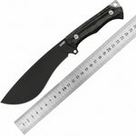 Cuchillo Kubey KU241 Machete, hoja fija mango G10, hoja estilo Kurki.