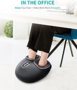 Masajeadora de pies con calor calmante, para masaje shiatsu, Nekteck