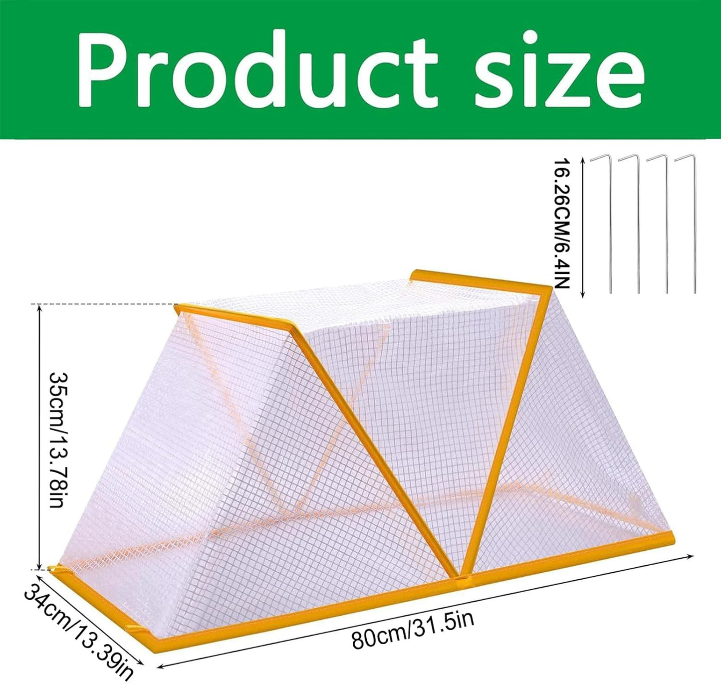 Cubierta de plantas, elevada y plegable, protección para clima extremo.