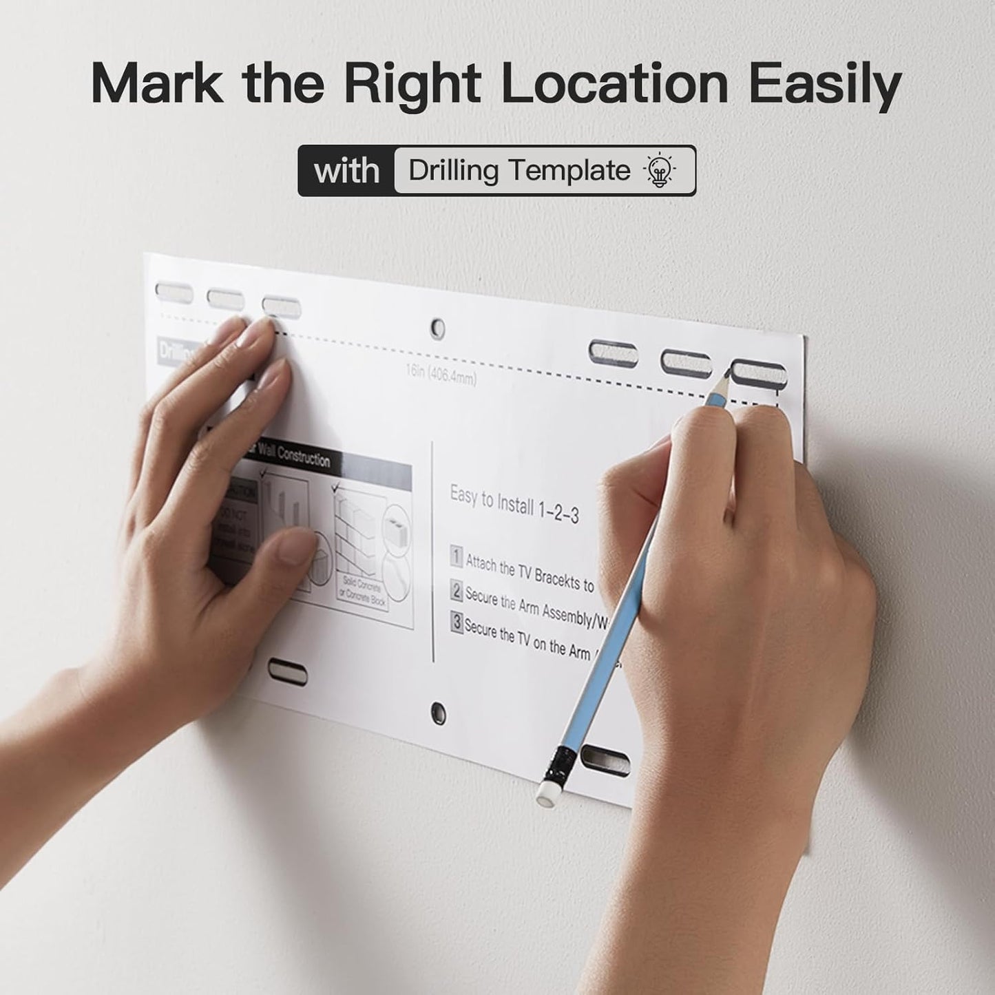 Soporte de pared para TV de 37-75 pulgadas de hasta 125 libras, PILFK1 PIPISEHL