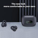 Auriculares inalámbricos Bluetooth clip conducción ósea oído abierto