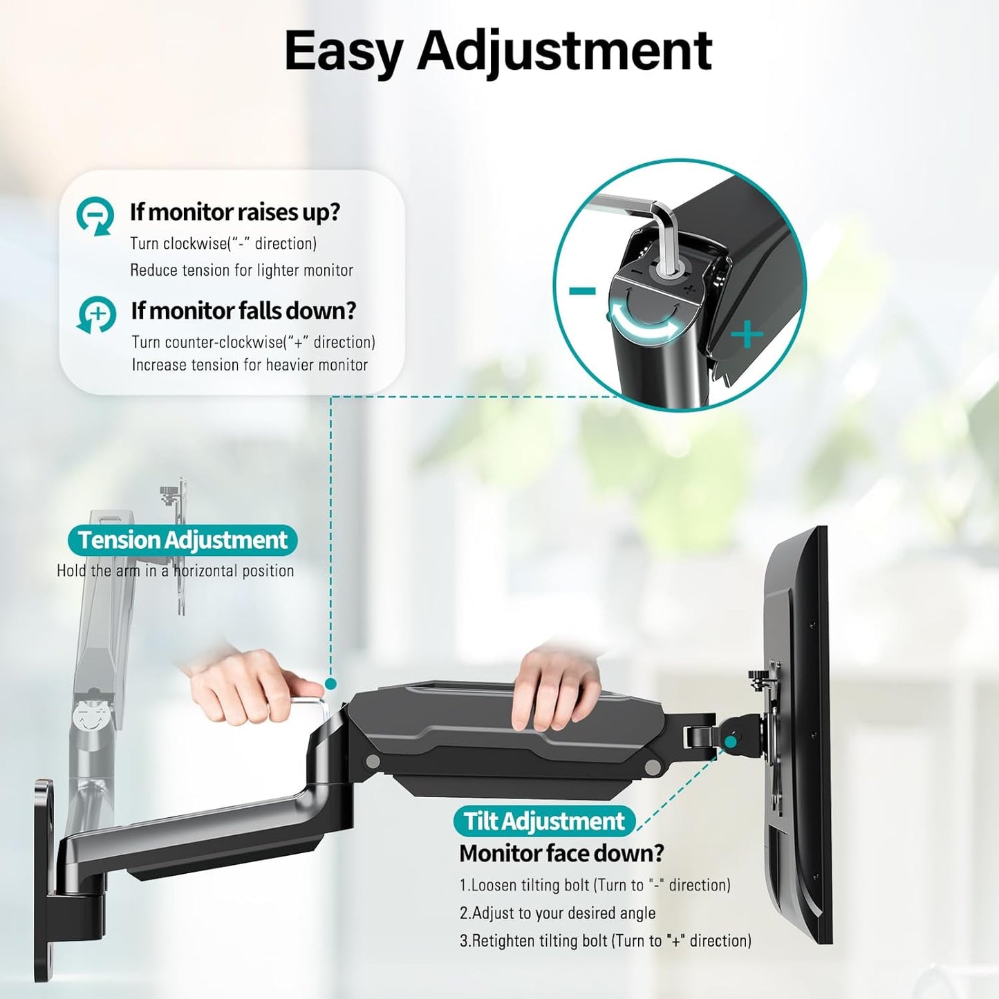 Soporte de pared para monitor dual. 13 a 32 pulgadas. MOUNT PRO PR7002