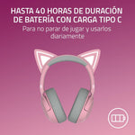 Auriculares Inalámbricos Razer Kraken BT Kitty, Cancelación De Ruido.