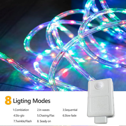 Guirnalda de luces LED de 360 LED, interiores y exteriores, 15.2m aprox.