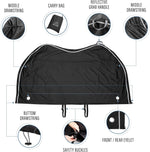 Funda para bicicletas, Team Obsidian, XXL(3 bicis), oxford impermeable.