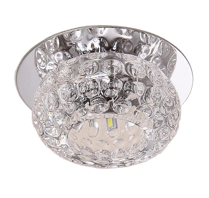 Lámparas de techo, de cristal, blanco frio, empotrables, 2 pack.
