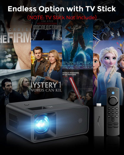 Mini Proyector CiBest WiFi Bluetooth Full HD 4K