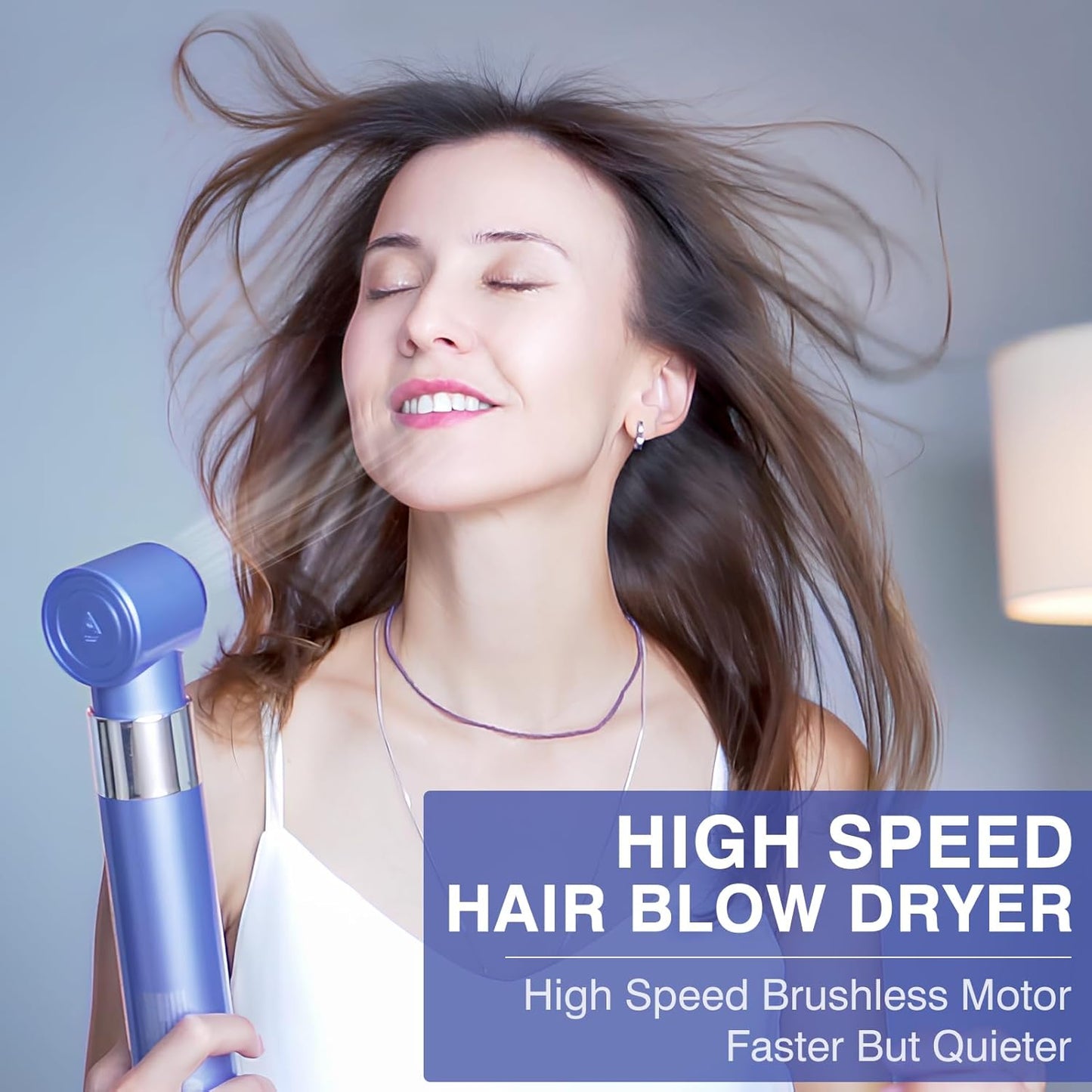 Cepillo secador de pelo de alta velocidad Lyealion Púrpura