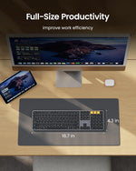 Teclado ProtoArc K100-A inalámbrico retroiluminado para Mac, Bluetooth