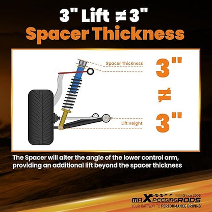 Kit de elevación, maXpeedingrods de 3' para Subaru 2003-2006.