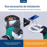 Luces LED  5/6" de disco de techo regulables, 2700 K-6000 K Amico