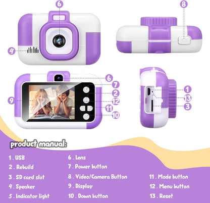 Cámara digital para niños SUZIYO 1080P