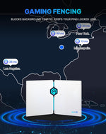 Router WiFi 6 Hyperev Gaming 2402Mbps DB CAJA ABIERTA