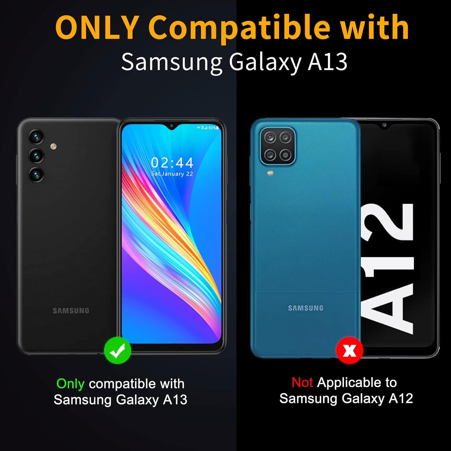 Funda para teléfono Compatible con Samsung Galaxy A13. BLABS