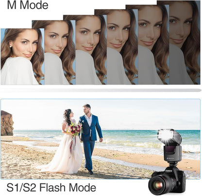Flash para cámaras, Powerextra Professional DF-400, Speedlite (USADO)