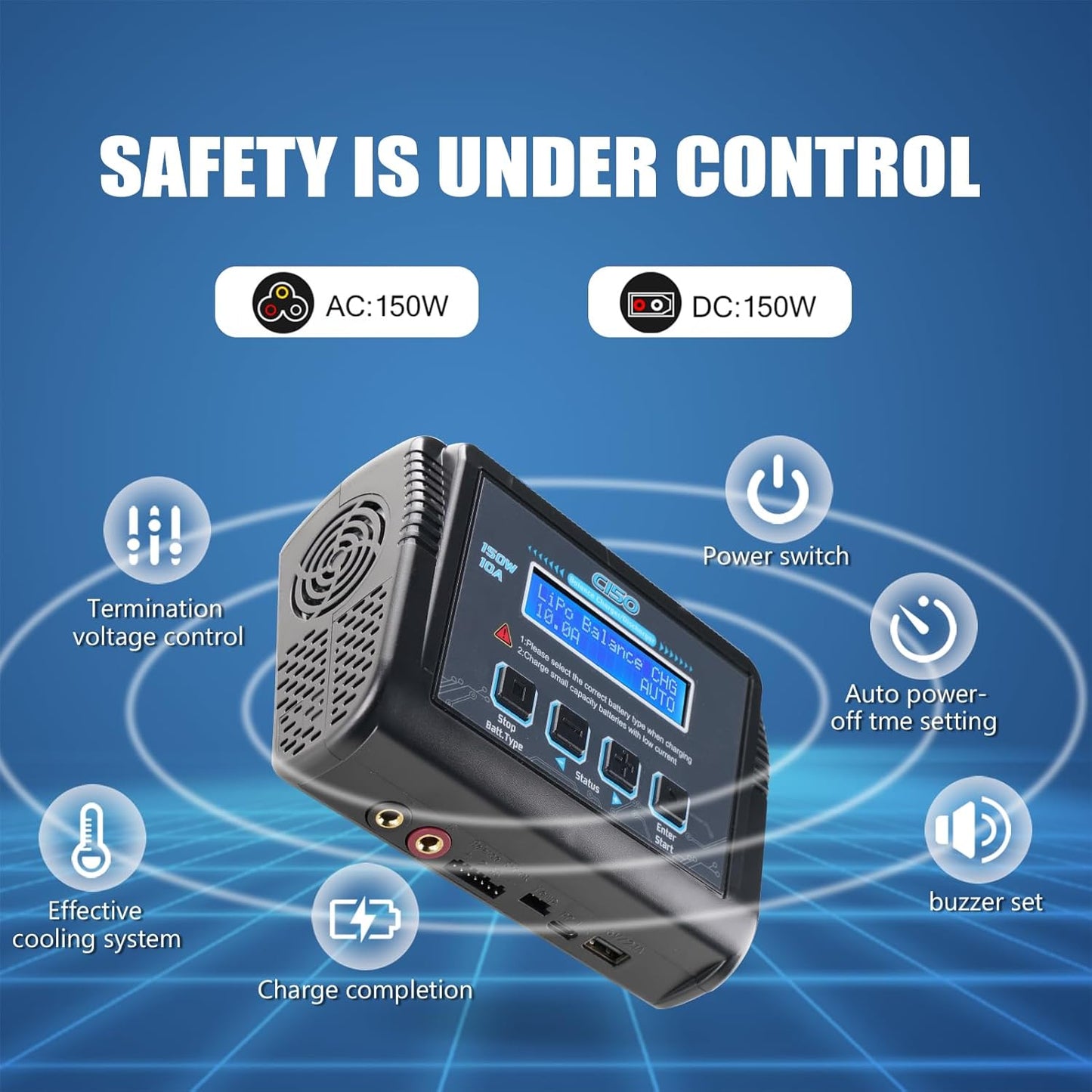 LiPo Cargador de batería RC Balance 150W