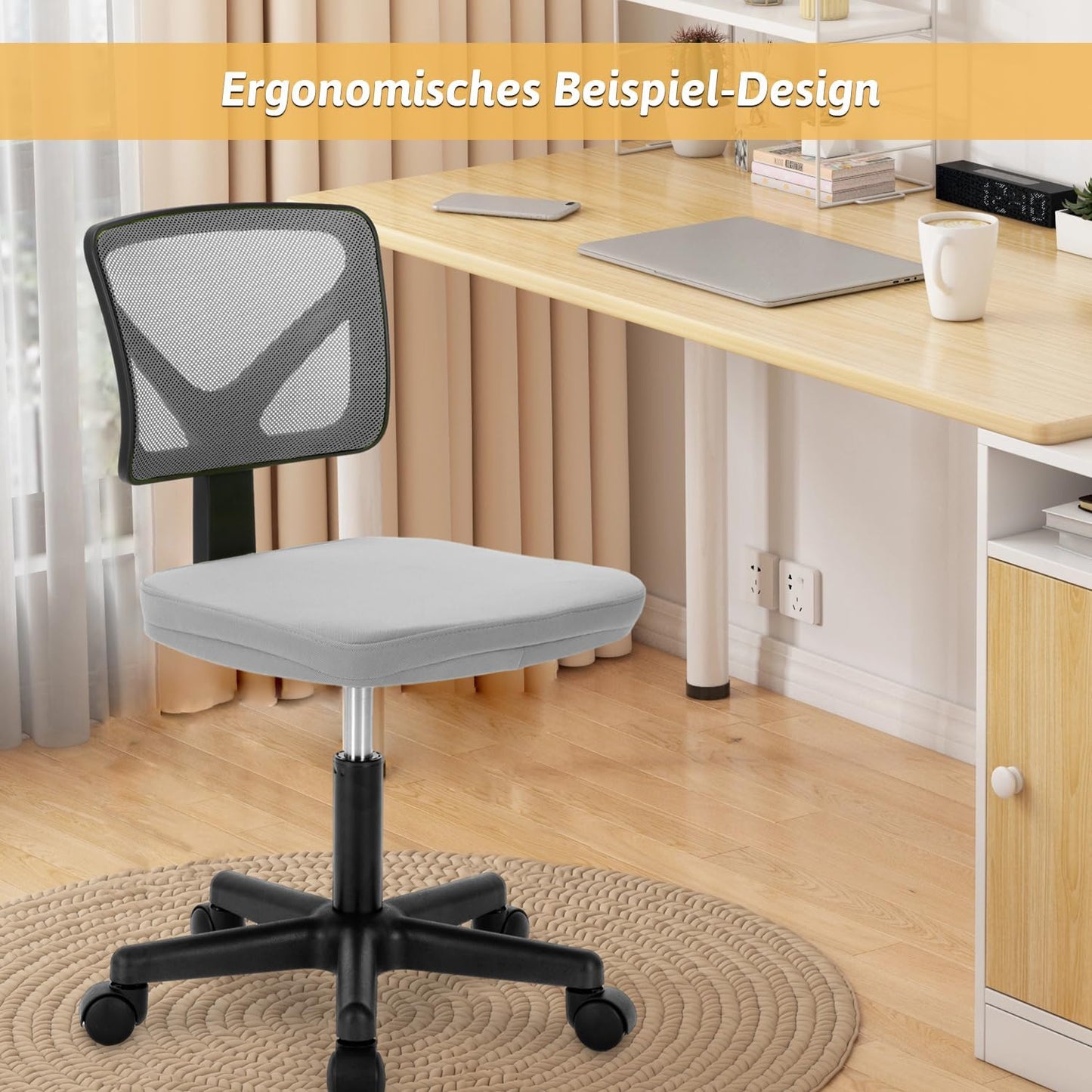 Silla de Oficina, Nailon Acero aleado Plástico Metal, DUMOS.