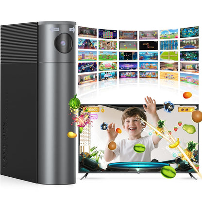 Consola de videojuegos MetFut Motion, juegos físicos, Plug & Play.