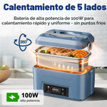 Lonchera eléctrica inalámbrica Usfock BX200, 5.5 tazas bolsa de transporte