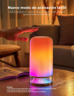 Lámpara de Mesa Govee H6022, RGBIC Inteligente, cabecera táctil.