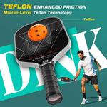 Pala de Pickleball con superficie de fibra de carbono, YVmove T700.