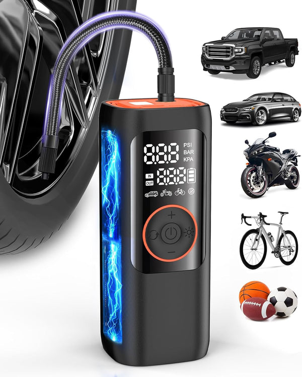 Compresor Aire Portátil BDO 150PSI Inalámbrico LCD (USADO)