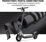 Scooter eléctrico para adultos, fibra de carbono, 31 M, NIU KQi Air.