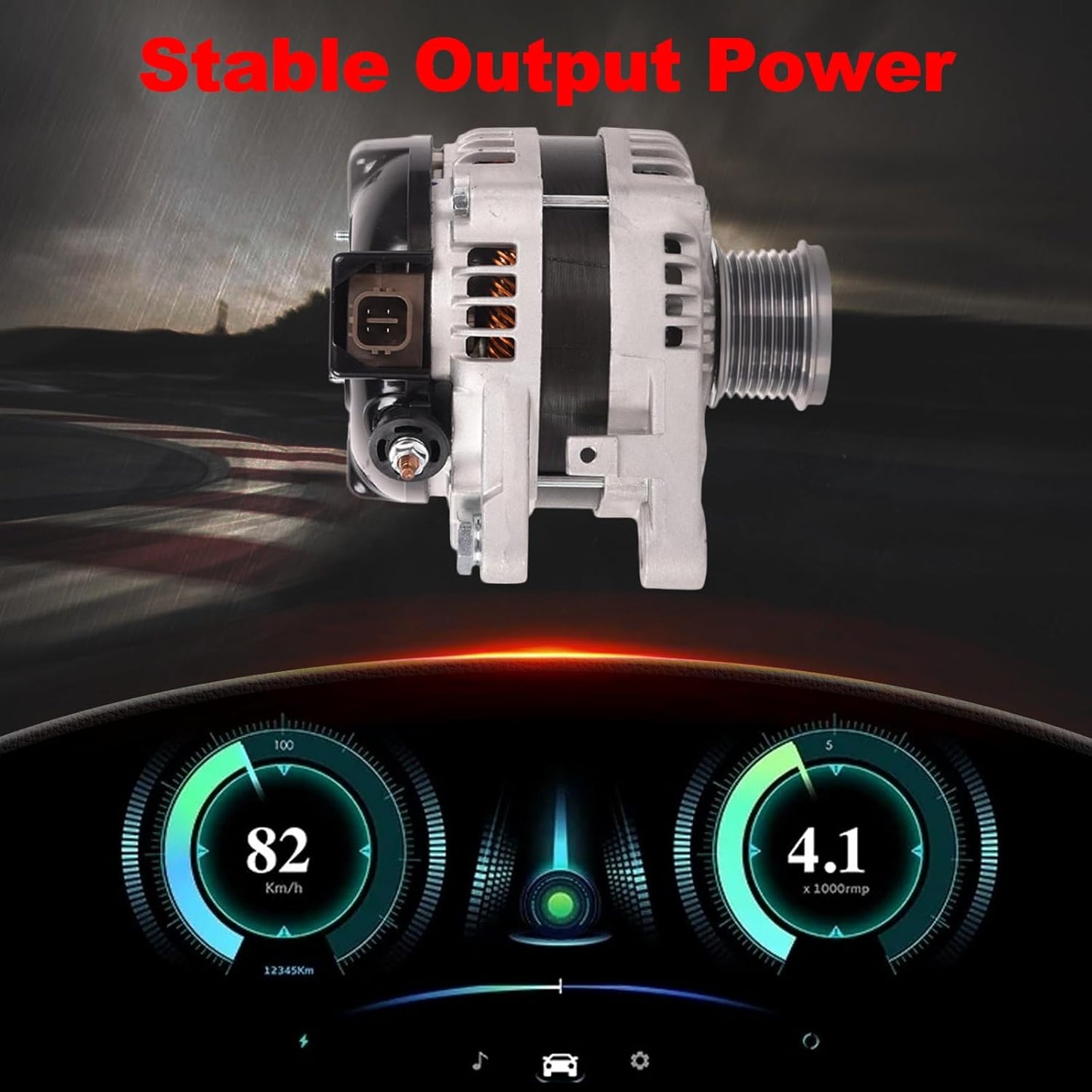 Alternador 11137 de 12V 130A compatible con Toyota Avalon 3.5