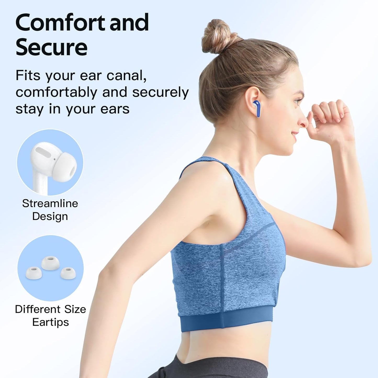 TAGRY Auriculares Bluetooth inalámbricos IPX5