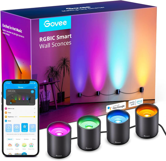 Govee - RGBIC luces de pared inteligentes