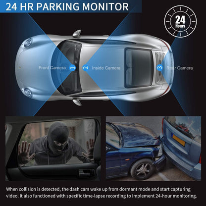 Retrovisor Dash Cam 2K 12 Pulgada PRUVEEO J30-64