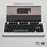 Teclado Mecánico Inalámbrico, Womier ERA75, con VIA/QMK (DETALLE)