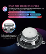 Altavoces de 6.5" para Jeep Wrangler 07-14, PT Cruiser 06-10, 4 Pack