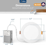 Amico paquete de 24 luces, empotrables ultrafinas, 6".