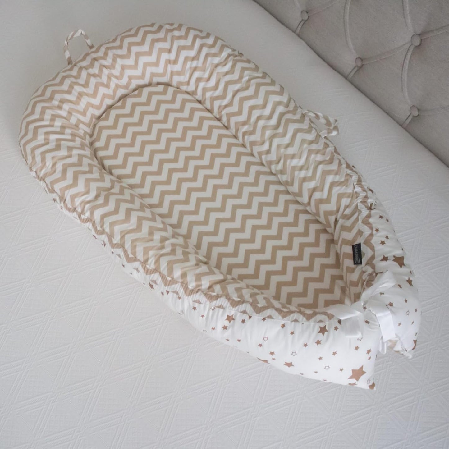 Baby Nest, Nido para  Colecho, doble cara, lavable, NB a 8 meses.