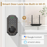 Cerradura Inteligente ARPHA D180W WiFi Alexa Google Assistant
