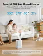 Humidificador inteligente GoveeLife H7148, Niebla fría 4.5 L (USADO)
