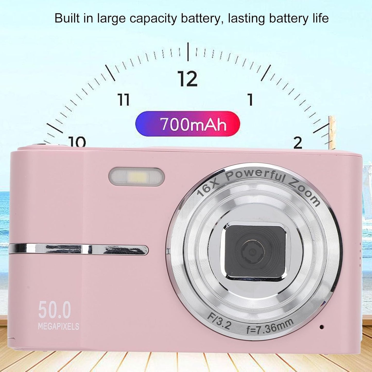 Cámara Digital FHD 1080P, Cámara Digital de Bolsillo.