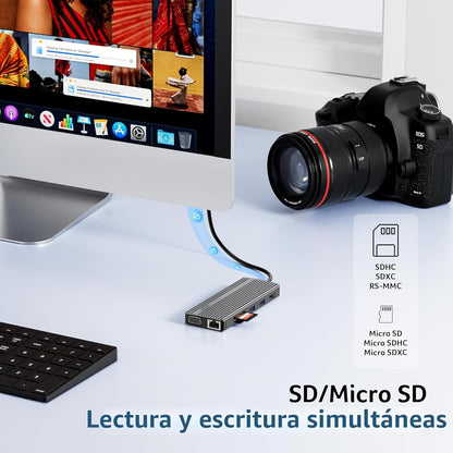 Acer Adaptador multipuerto USB C HUB 11 en 1