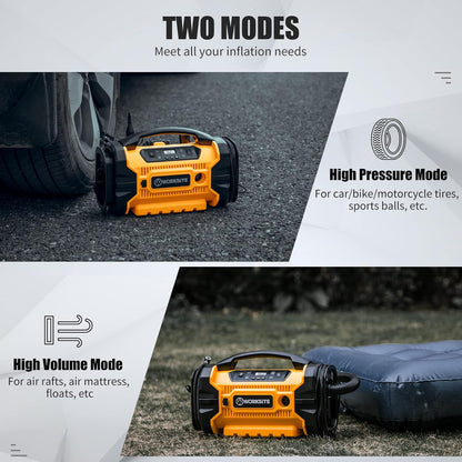 Compresor de aire Portátil WORKSITE 160 PSI 12V