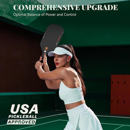 Pala de Padel Jojolemon, fibra de carbono, núcleo de polímero Shark Power.