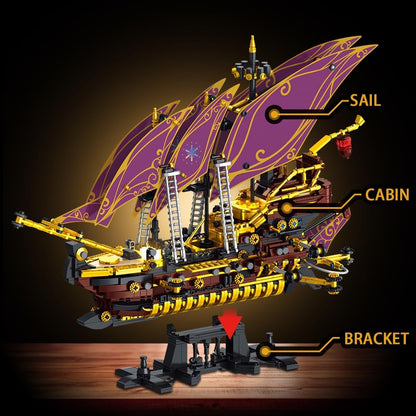 Kit de bloques de construcción, T2148 Future Pirate Ship, Tycole.