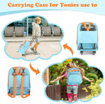 Mochila con ruedas 2 en 1, para niños, capacidad para Toniebox.