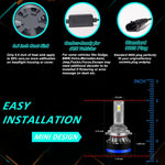 Bombillas LED, para faros delanteros, 2pcs, 60 W, 10000 lm.