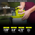 Pulverizador químico inalámbrico de 4V, Sunjoe, medidor de 100ml.
