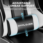 Silla Gamer GTPLAYER GT800A, Diseño Ergonómico, Soporte Lumbar.