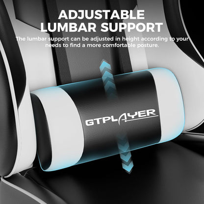Silla Gamer GTPLAYER GT800A, Diseño Ergonómico, Soporte Lumbar.
