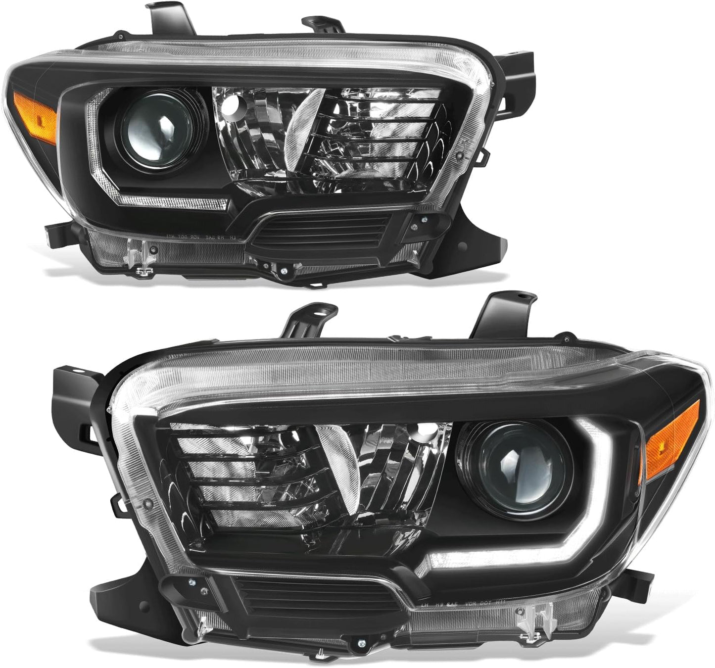 Faros Delanteros compatibles con Tacoma 2016-2023, halógeno.